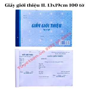 Giấy giới thiệu 1L 13x19cm 100 tờ