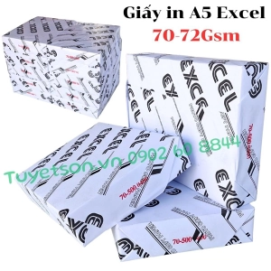 Giấy in A5 Excel 70-72Gsm