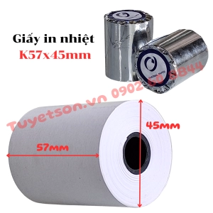 Giấy in nhiệt K57x45mm