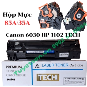 Hộp Mực 85A 35A Canon 6030 HP 1102 TECH - MỰC TQ