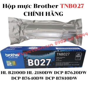 Hộp mực Brother TNB027 Chính Hãng HL-B2100D HL-2180DW DCP-B7620DW DCP-B7640DW DCP-B7810DW