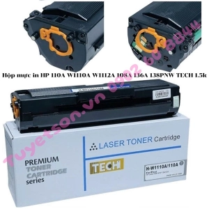 Hộp mực in HP 110A W1110A W1112A 108A 108W MFP 136A 136W 138fnw TECH 1.5k - Toner cartridge HP