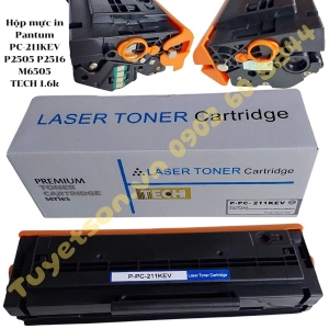 Hộp mực in Pantum PC-211KEV P2505 P2516 M6505 TECH 1.6k - Toner cartridge Pantum