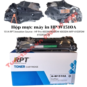 Hộp mực máy in HP W1510A 151A RPT Inovation Source - HP Pro 4003W 4003DW 4003DN MFP 4103FDW 4103FDN 3K