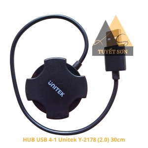 HUB USB 4-1 Unitek Y-2178 (2.0) 30cm