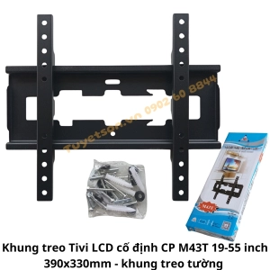 Khung treo Tivi LCD cố định CP M43T 19-55 inch 390x330mm - giá treo tường