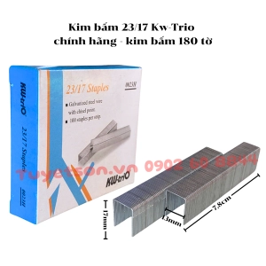Kim bấm 23/17 Kw-Trio chính hãng - kim bấm 180 tờ