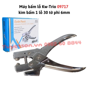 Máy bấm lỗ Kw-Trio 09717 - kìm bấm 1 lỗ 30 tờ phi 6mm