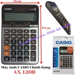 Máy tính CASIO AX-120B Chính hãng - 11x17cm