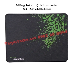 Miếng lót chuột Kingmaster X3 - 245x320x4mm