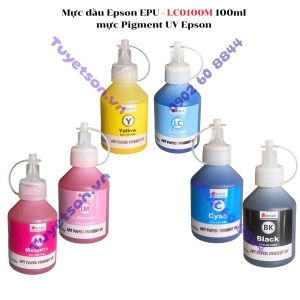 Mực dầu Epson EPU-LC0100M 100ml XANH NHẠT - mực Pigment UV Epson