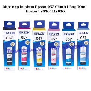 Mực nạp in phun Epson 057 Chính Hãng 70ml - Epson L8050/ L18050