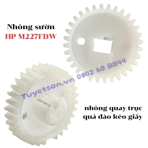 Nhông sườn HP M227FDW - nhông quay trục quả đào kéo giấy