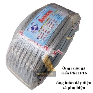 Ống ruột gà Tiến Phát P16 - ống luồn dây điện và phụ kiện