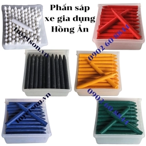 Phấn sáp xe gia dụng Hồng Ân 8cm - không trôi viết được trên kiếng, mica, da, simili, nilon, carton, nhựa, gạch men, ....