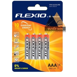 Pin AAA Flexio Thiên Long (Alkaline BAA-LR03/4)