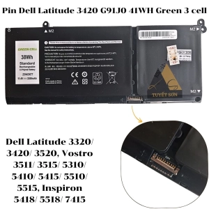Pin Dell Latitude 3420 G91J0 41WH Green 3 cell