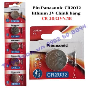 Pin Panasonic CR2032 lithium 3V Chính hãng CR-2032VN/5B
