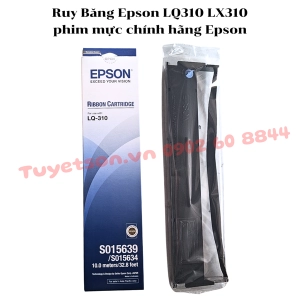 Ruy Băng Epson LQ-310 LX-310 S015639 S015634 10m- phim mực chính hãng Epson Indonesia