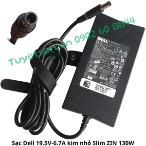 Sạc Dell 19.5V-6.7A kim nhỏ Slim ZIN 130W