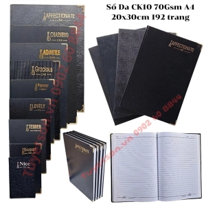 Sổ Da CK10 70Gsm A4 20x30cm 192 trang