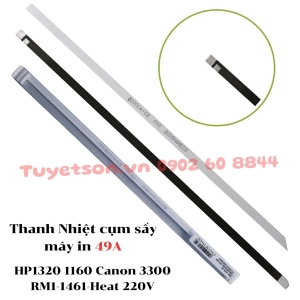 Thanh Nhiệt cụm sấy máy in 49A HP1320 1160 Canon 3300 RM1-1461-Heat 220V