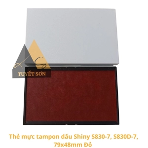 Thẻ mực tampon dấu Shiny S-830-7 S-830D-7 79x48mm