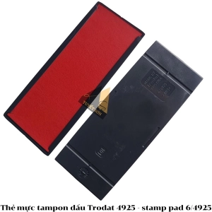 Thẻ mực tampon dấu Trodat 4925 - stamp pad 6/4925