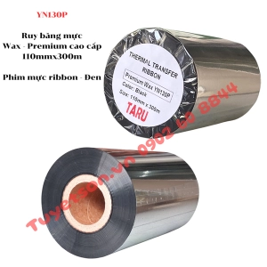 YN130P Ruy băng mực Wax - Premium cao cấp 110mmx300m - Phim mực ribbon