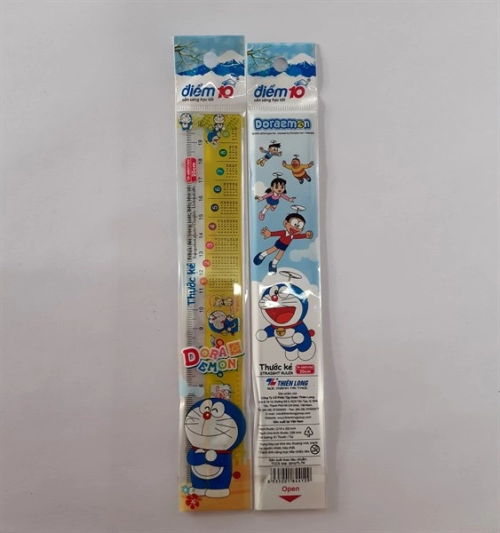 display Thước kẻ CỨNG Điểm 10 Thiên Long 20cm SR-011/DO (Doremon) 5