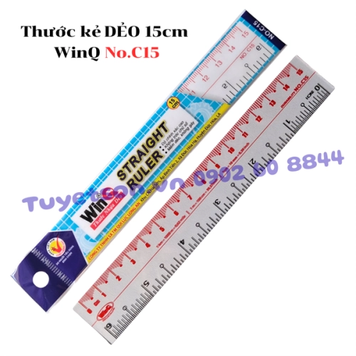 display Thước kẻ DẺO 15cm WinQ No.C15 1