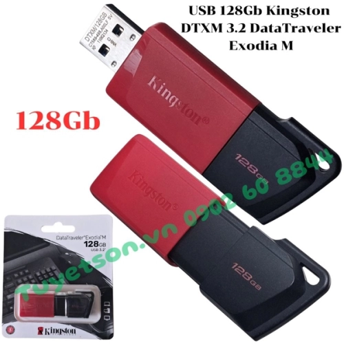 display USB 128Gb Kingston DTXM 3.2 DataTraveler Exodia M 1