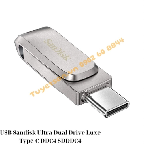 display USB 64Gb Sandisk Ultra Dual Drive Luxe Type-C DDC4 SDDDC4 1