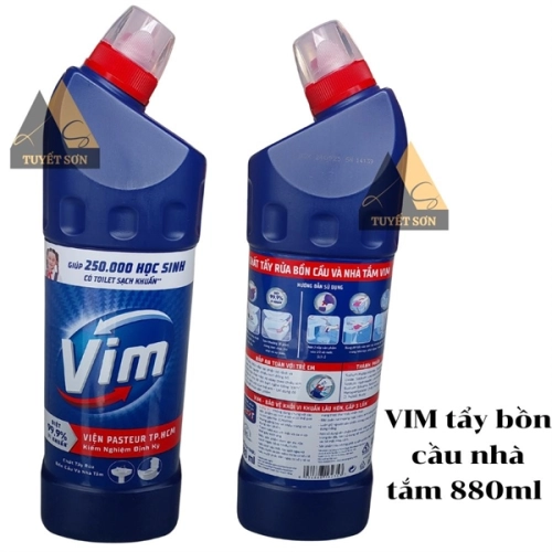 display VIM tẩy bồn cầu & nhà tắm 880ml 1