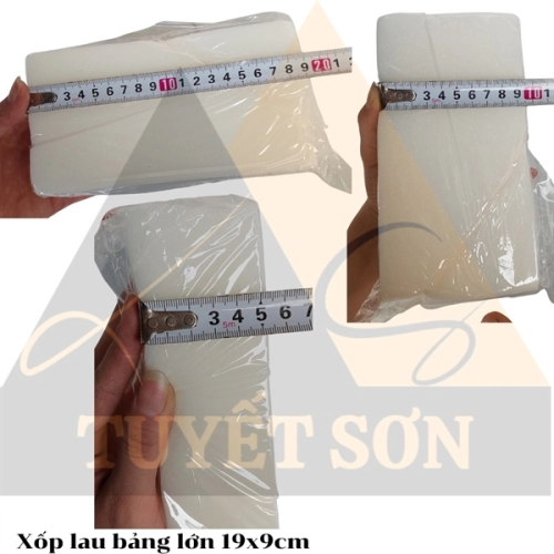 display Xốp lau bảng ĐẠI LỚN TRẮNG 19X9cm 1