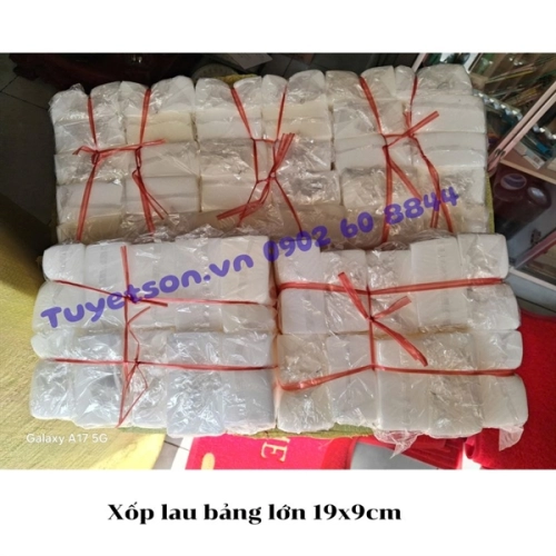 display Xốp lau bảng ĐẠI LỚN TRẮNG 19X9cm 2