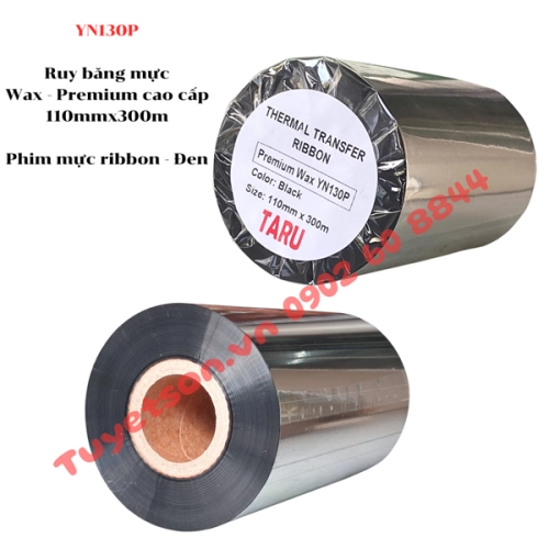 display YN130P Ruy băng mực Wax - Premium cao cấp 110mmx300m - Phim mực ribbon 1