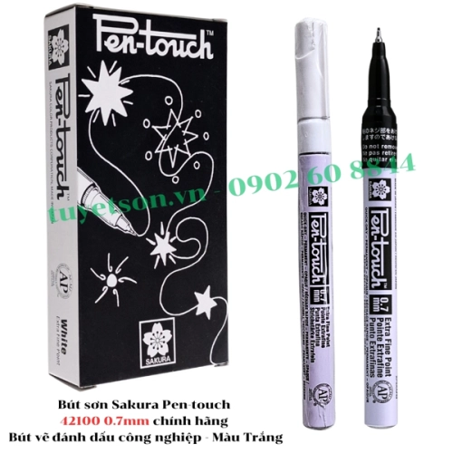 display Bút sơn Sakura Pen-touch 42100 0.7mm chính hãng - Bút vẽ đánh dấu công nghiệp 1