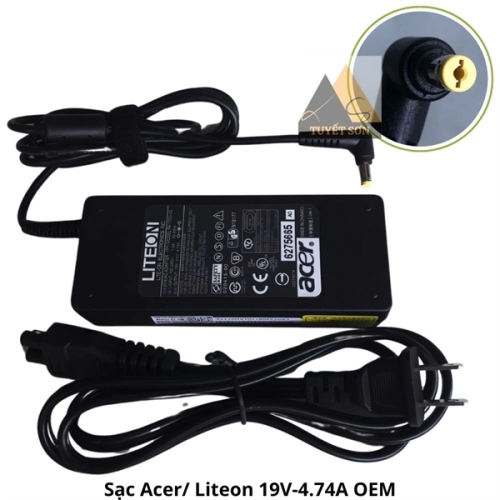 Sạc Acer/ Liteon 19V-4.74A OEM