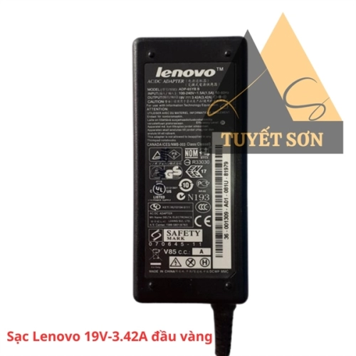 display Sạc Lenovo 19V-3.42A đầu vàng 2