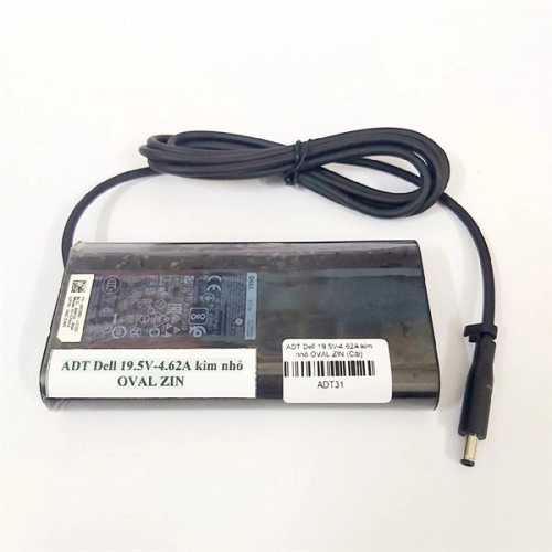 Sạc Dell 19.5V-4.62A kim nhỏ OVAL ZIN