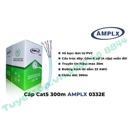 Cáp mạng AMPLX Cat5 0332E