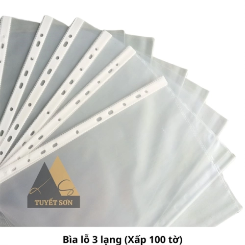 display Bìa lỗ 3 lạng 1