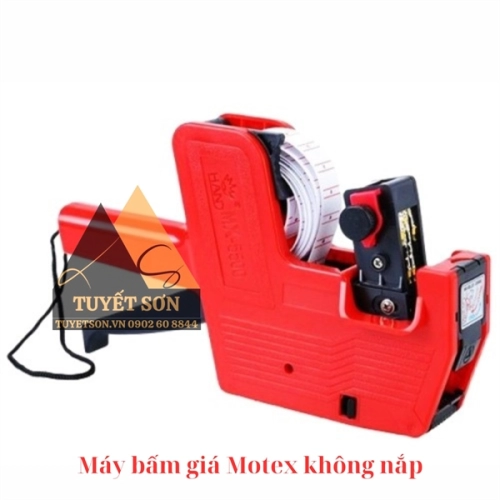 Máy bấm giá Motex không nắp - máy dán giá note giá