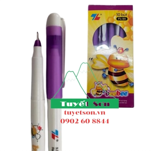 Bút Lông Kim Thiên Long FL-04 Tím - bút học sinh
