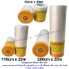 list băng keo Nilon che sơn - cuộn màng ni lông đa năng bảo vệ đồ đùng che sơn che bụi - 1 đầu có keo dán 1