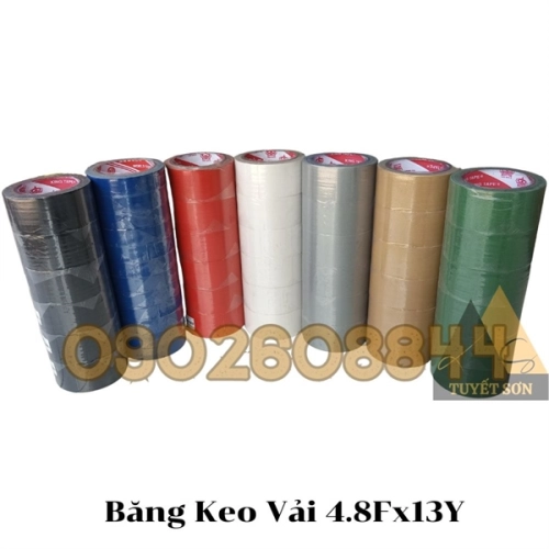 Băng Keo Vải 4.8Fx10m - băng keo dán bạc dán bao