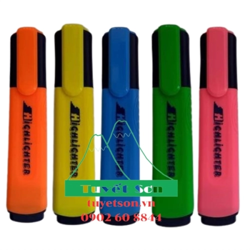 display Bút dạ quang HL-012 Vàng - Bút highlight 5
