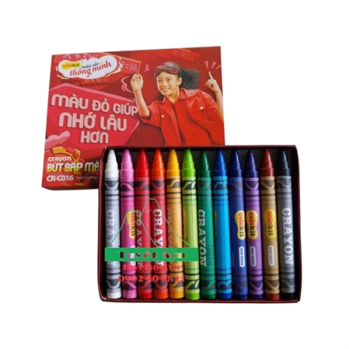 display Bút sáp màu CR-C016 12 màu 4
