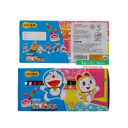 display Bút sáp dầu OP-C08/DO 18 Màu 4